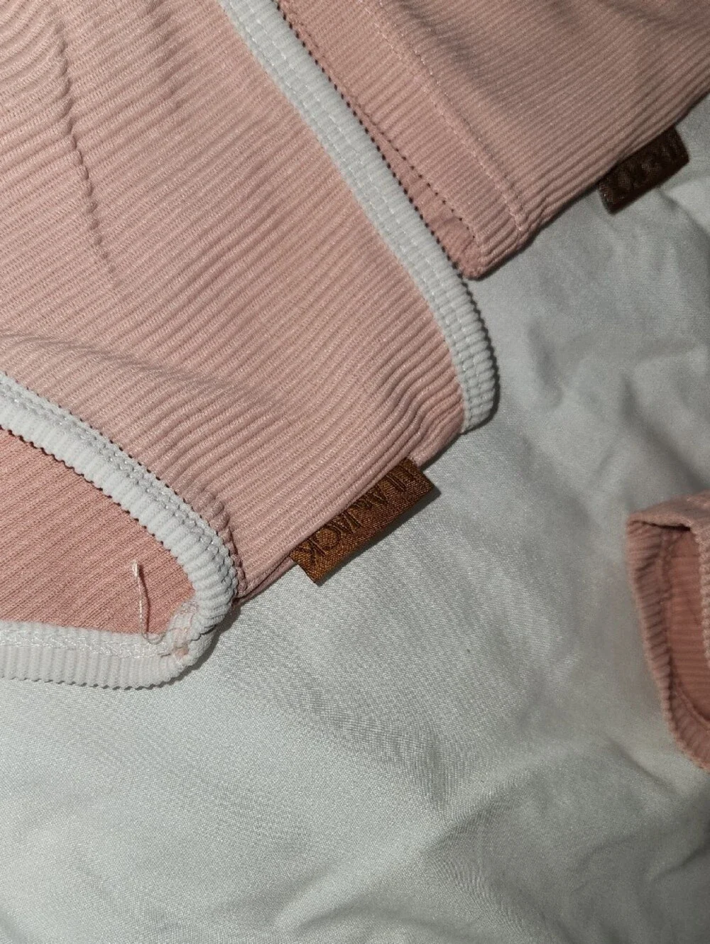 Kids Long Sleeve Rash Guard Bikini Set - Dusty Pink